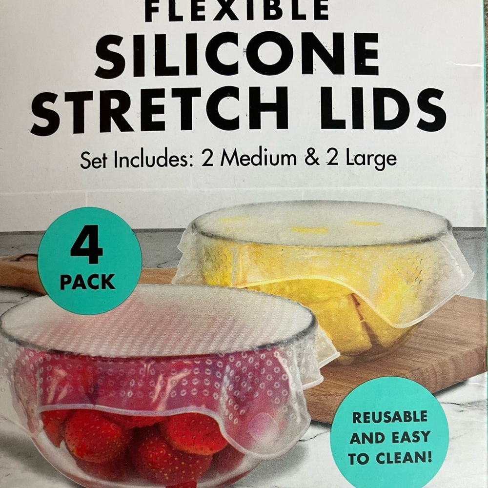 Cuisinart Flexible Silicone Lids - 4 pack